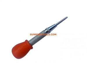 SUNTOOLS/STIPL 4901B Punzón Automático para Joyería, Punta Cónica de Acero Inoxidable, Mango Rojo para Perforación de Precisión - Product Image 2