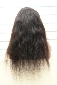 Full Lace <b>Wig</b> Human Hair Natural Black <b>Long</b> Remy Hair Swiss Lace Cap Light Brown Glueless Average Size full lace <b>wig</b> - Product Image 2