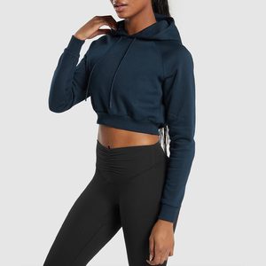 Nueva Sudadera con Capucha Bordada para Mujer 2026, Estilo Urbano, Felpa Francesa, Top Corto, 420 GSM, Top Corto Grueso - Product Image 4