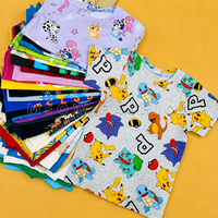 T-shirts pour enfants de boutique sans marque, surplus de vêtements pour enfants, liquidation de stocks de vêtements, lot de vêtements fabriqués au Bangladesh, t-shirts pour enfants