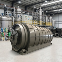 Usine de pyrolyse de pneus à haute productivité et machine de recyclage des déchets plastiques en huile combustible, capacité de 5 à 15 tonnes/jour, HENAN