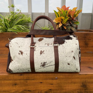 กระเป๋าดัฟเฟิลกระเป๋าเดินทางหนังวัวแท้สำหรับผู้หญิงกระเป๋าเดินทางข้ามคืนทำจากหนังวัวแท้ - Product Image 6