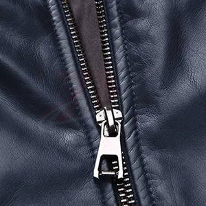 Chaqueta de Cuero para Hombre, Manga Larga, Piel de Vaca y Oveja, MOQ 2 Piezas, Embalaje Personalizado en Bolsa de Polipropileno - Product Image 4