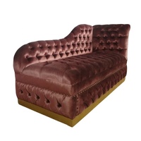Canapé-lit de luxe en fer avec tiroir de rangement, chaise longue capitonnée, lit de repos moderne pour la chambre à coucher, meubles de salon, canapé, fauteuil