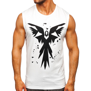 Camiseta sin mangas deportiva con efecto lavado ácido personalizada para hombre, estilo vintage - Product Image 4