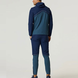 Custom Design Windbreaker <b>Jacket</b> Mens Sets Lightweight Rear Ventilation Panels <b>Reflective</b> Sportswear Tracksuits for Men - Product Image 2