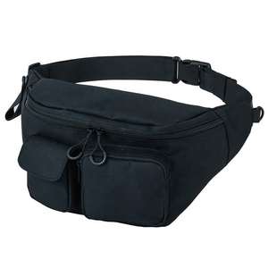 Bolso bandolera de viaje Oxford multifuncional personalizado – Riñonera con cinturón para hombre con múltiples bolsillos - Product Image 3