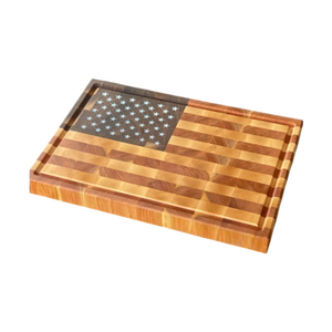 Artículos Populares: Tabla de Cortar de Madera de Acacia Ecológica con Forma de Bandera Americana, 2.0 cm de Grosor, Apta para Lavavajillas, 4 de Julio - Product Image 2