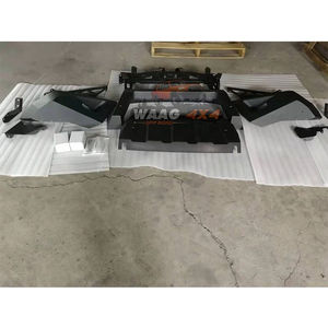 สำหรับรถแลนด์ครุยเซอร์ LC200 รถกระบะ 4x4 อุปกรณ์เสริมกันชนหน้าอะลูมิเนียมสีดำ โฟม 5 ชุด กันชนหน้า LC 200 - Product Image 3