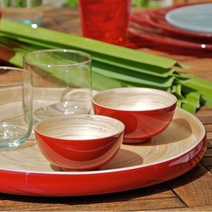 Natural <b>Rolled</b> Bamboo Bowl Eco Friendly Wooden Bowl for Kitchen Serving Salad <b>Fruit</b> Bowl Wholesale Supplier - Product Image 6