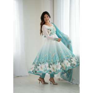 Hermoso vestido de fiesta: parte inferior y tamaño Dupatta XS para un aspecto impresionante - Product Image 2