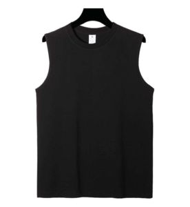 High Quality Custom Logo Size Color Mens Tank Tops Fitness Sportswear Outwork Sleeveless Singlet Men Stringers - Product Image 3