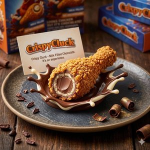 Produit phare : Snack de poulet frit croustillant au chocolat et cacao, enrobé, saveur unique, friandise sucrée, pack cadeau premium, vente en gros - Product Image 2