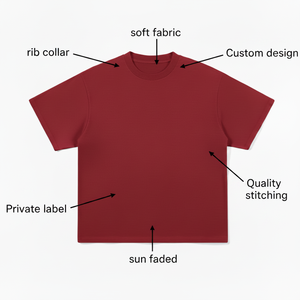 T-shirts pour hommes 100% coton, tissu tricoté lavé, écologiques, séchage rapide, anti-plis, coupe classique, impression personnalisée, vente en gros - Product Image 6