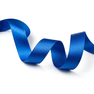 Supplier 25mm Blue Single Face Satin <b>Ribbon</b> for Gift Wrap Chair Sashes Bouquets Sewing Hair Bows Party Decor Rolls - Product Image 4