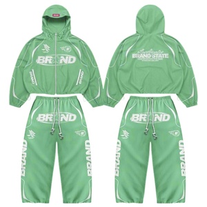 Manufacturer Custom Tracksuits Street Wear 100% Cotton Womens 2 Piece Shorts <b>Crop</b> <b>Top</b> Hoodie Acid Wash Two Piece Sport Gift <b>Sets</b> - Product Image 4