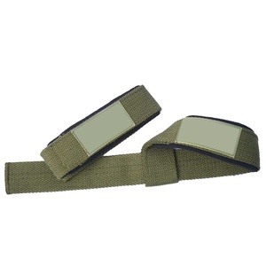 Sangles de musculation pour hommes en coton, néoprène et nylon avec rembourrage et bandes de maintien pour les poignets, pour soulever des poids lourds (deadlift). - Product Image 2