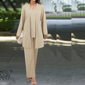 Ensembles trois pièces en coton respirant pour femmes Ensembles pour femmes Mode décontractée respirante Ensembles trois pièces en coton pour femmes du Pakistan - Product Image 6