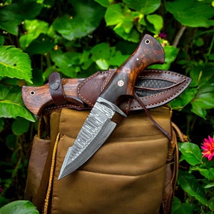 Handmade Damascus Steel <b>EDC</b> Fixed Blade Hunting Camping Bushcraft Outdoor <b>Knife</b> Rosewood Handle Industrial Grade Manufacturer - Product Image 6