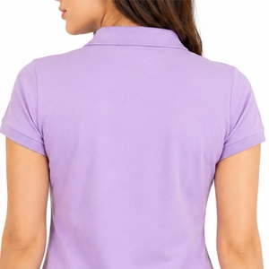Polo de Mujer de Manga Corta, Bordado, Premium, Transpirable, Suave y Cómodo, con Letra en el Frente, Estilo Casual, Corte Regular - Product Image 5