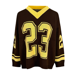 Suéter de Punto con Diseño Gráfico Transpirable, Jersey con Patrón de Punto, Pullover Colorido, Moda de Invierno para Señoritas - Product Image 3