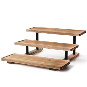 4 Tier Wooden Cupcake Stand for Cupcake Tiered Dessert Display Stand with Metal Frame for Party Wedding & Events In Best Price - Product Image 4