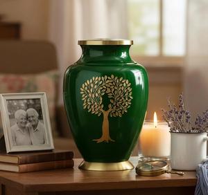 Urnas Funerarias de Cenizas para Adultos Unisex, Estilo Americano, Hechas a Mano, de la Mejor Calidad, Blancas, de 200 Pulgadas Cúbicas, Marca LU, 1 Año de Garantía - Product Image 2