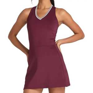 Vestido Deportivo de Tenis Personalizado para Mujer, Ropa Deportiva OEM, Spandex/Poliéster, Elástico en Cuatro Direcciones, Secado Rápido, Transpirable, para Todas las Temporadas - Product Image 1