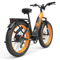 Vélo de montagne électrique à pneus larges MG600 Plus avec suspension avant en alliage d'aluminium sans balais, batterie au lithium 960Wh, moteur à moyeu arrière, 26 pouces