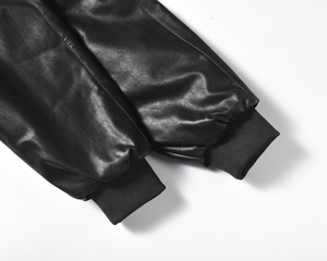 Chaqueta de cuero para motocicleta de alta calidad para hombre, diseño de moda, abrigo de cuero genuino para hombre, estilo casual urbano. - Product Image 3