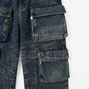 Pantalones Cargo Rectos Transpirables y Ecológicos para Hombre, de Larga Duración, con Múltiples Compartimentos para Bolsillos, Ideales para Entrenamientos Casuales - Product Image 6