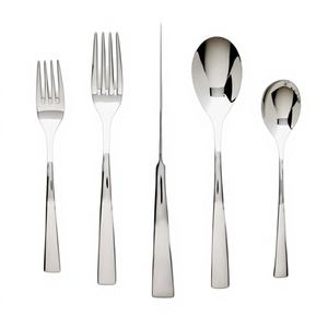 Ensemble d'argenterie en métal de qualité exclusive Ensemble de couverts réutilisables en acier inoxydable de qualité alimentaire Couverts en métal avec logo personnalisé - Product Image 1