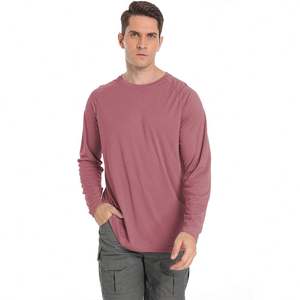 Camiseta Deportiva de Punto con Efecto Desgastado, Corte Regular, para Hombre, de Poliéster/Algodón, Tallas Grandes, Secado Rápido, Ecológica - Product Image 1