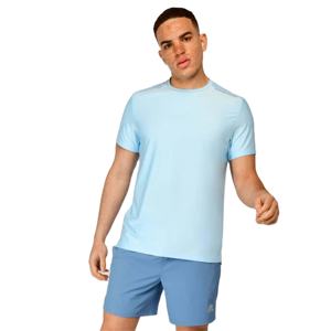 เสื้อยืดผ้าสแปนเด็กซ์ผ้าไนลอนของผู้ชายที่มีเนื้อผ้านุ่มและดูทันสมัยสำหรับชุดลำลอง - Product Image 1