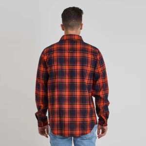 Chemise en flanelle à carreaux respirante à manches longues, tendance et la plus vendue, en coton, idéale pour l'hiver en extérieur, faible MOQ - Product Image 5