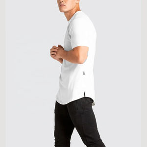 T-shirt de sport pour homme personnalisé, course à pied, jogging, entraînement, cross-fit, gym, polyester/coton, coupe ajustée, écologique - Product Image 5