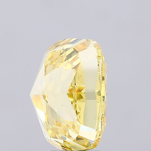 Diamant de laboratoire durable, taille coussin, jaune vif fantaisie, clarté VS1, coupe excellente, 8,5 carats, diamant non monté, disponible. - Product Image 4
