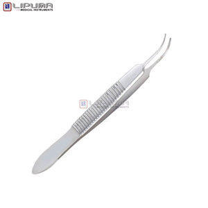 Pinzas para Iris GRAEFE, Recuñadas, 7cm/1.0mm, Pinzas para Aplicaciones Oculares, Cirugía Oftálmica, Instrumentos Médicos Duraderos con Punta Fina - Product Image 3