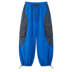 Pantalones de Paracaídas Ligeros para Hombre, con Pierna Ancha, Detalles Ajustables, Bolsillos y Estilo Casual Cómodo - Product Image 1