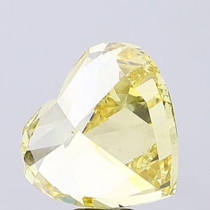 Diamant de laboratoire en gros 3,5 carats, cœur fantaisie jaune VS2, certifié IGI, CVD 3EX, taille excellente pour les grossistes et importateurs de diamants - Product Image 5