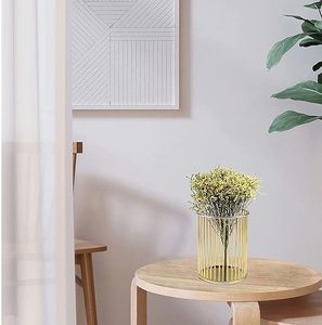 Porte-stylo en métal doré, organisateur de bureau rond pour le bureau ou la maison - Product Image 3