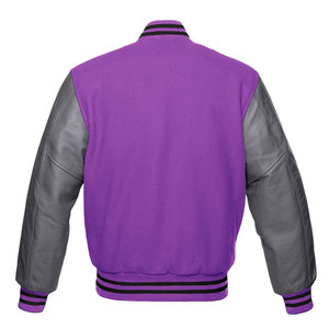 2025 Latest Design Men's <b>Leather</b> Varsity <b>Jacket</b> Wholesale Designer Plus Size <b>Jacket</b> in Factory Price - Product Image 2