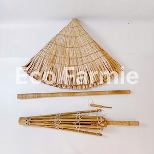 Parasols en feuilles de palmier assemblés, parasols de jardin et de plage, protection solaire extérieure de Eco Farmie - Product Image 2