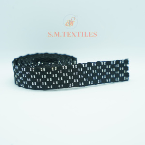 100% Cotton <b>Webbing</b> Tape with Decorative Running Stitch for Bags Garments Home Textiles Fashion Accessories Craft Application - Product Image 3