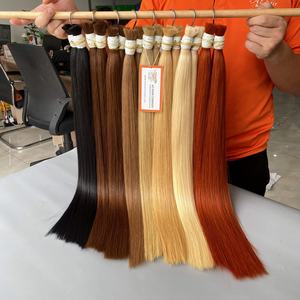 Extensiones de cabello humano a granel recto de 30 pulgadas de larga duración Remy Virgen sin procesar puro de origen vietnamita 100% Color Natural - Product Image 2