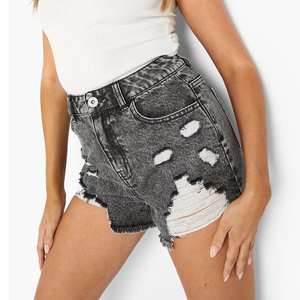Servicios OEM ODM, Precio Razonable, Shorts con Lavado Ácido para Mujer, Último Estilo, Diseño Personalizado, Ropa Urbana, Shorts para Mujer - Product Image 3