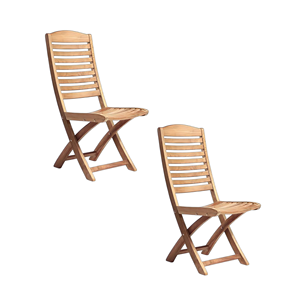 เก้าอี้พับไม้สักธรรมชาติแบบพับได้สำหรับงานจัดเลี้ยงในสวน งานแต่งงาน งานอีเว้นท์ ฐานรองน้ำแบบพับได้ เป็นมิตรกับสิ่งแวดล้อม ราคาขายส่ง - Product Image 3