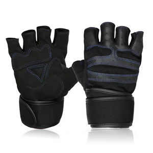 Gants de musculation en cuir de haute qualité pour hommes et femmes, pour la gym, le fitness, l'entraînement, la course, le cyclisme - Product Image 1