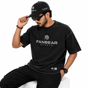 เสื้อยืดคอตตอนทรงบ็อกซี่ฟิตขนาดใหญ่พิเศษสำหรับผู้ชาย สไตล์สตรีทแวร์ ไหล่ตก ลำลอง หนานุ่ม ซับเหงื่อ แห้งเร็ว ระบายอากาศได้ดี เหมาะสำหรับฤดูร้อน - Product Image 4