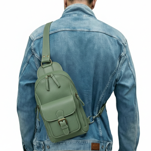 Sac messager en cuir de haute qualité pour homme, sac bandoulière tendance, prix raisonnable, très demandé. - Product Image 6